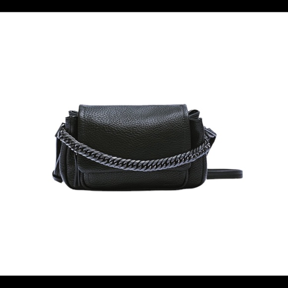 Zara Womens Shoulder Bag Quilt Mustard Yellow Mini Tote Crossbody Bag Purse New - Picture 7 of 15